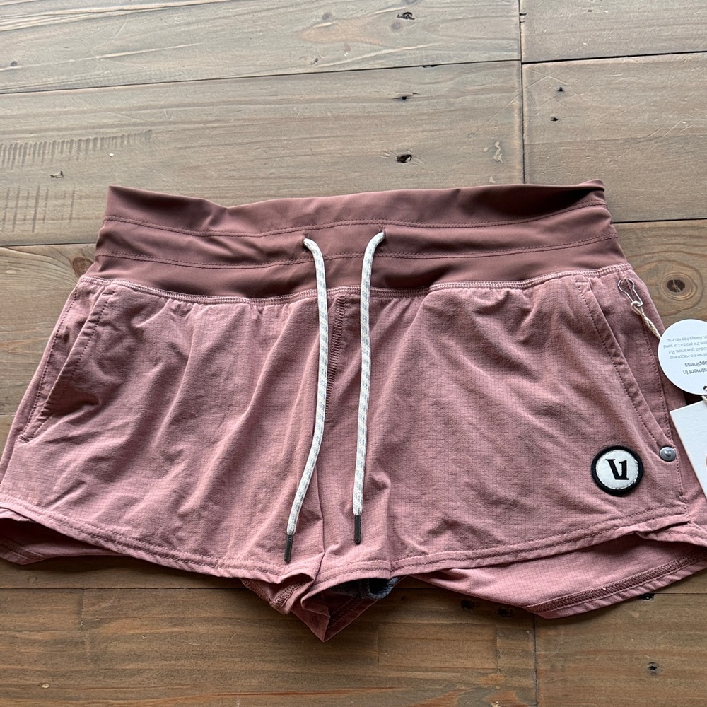 Vuori Women's Dusty Rose Athletic Shorts
